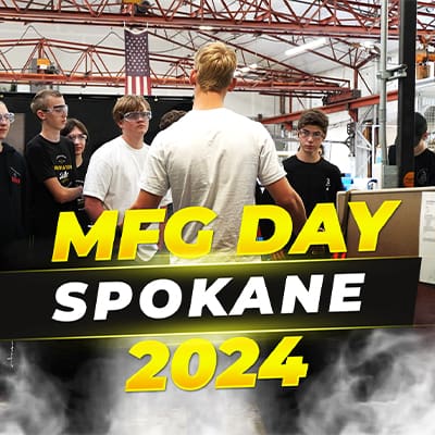 AJAC celebrates national manufacturing day in Spokane, Washington.